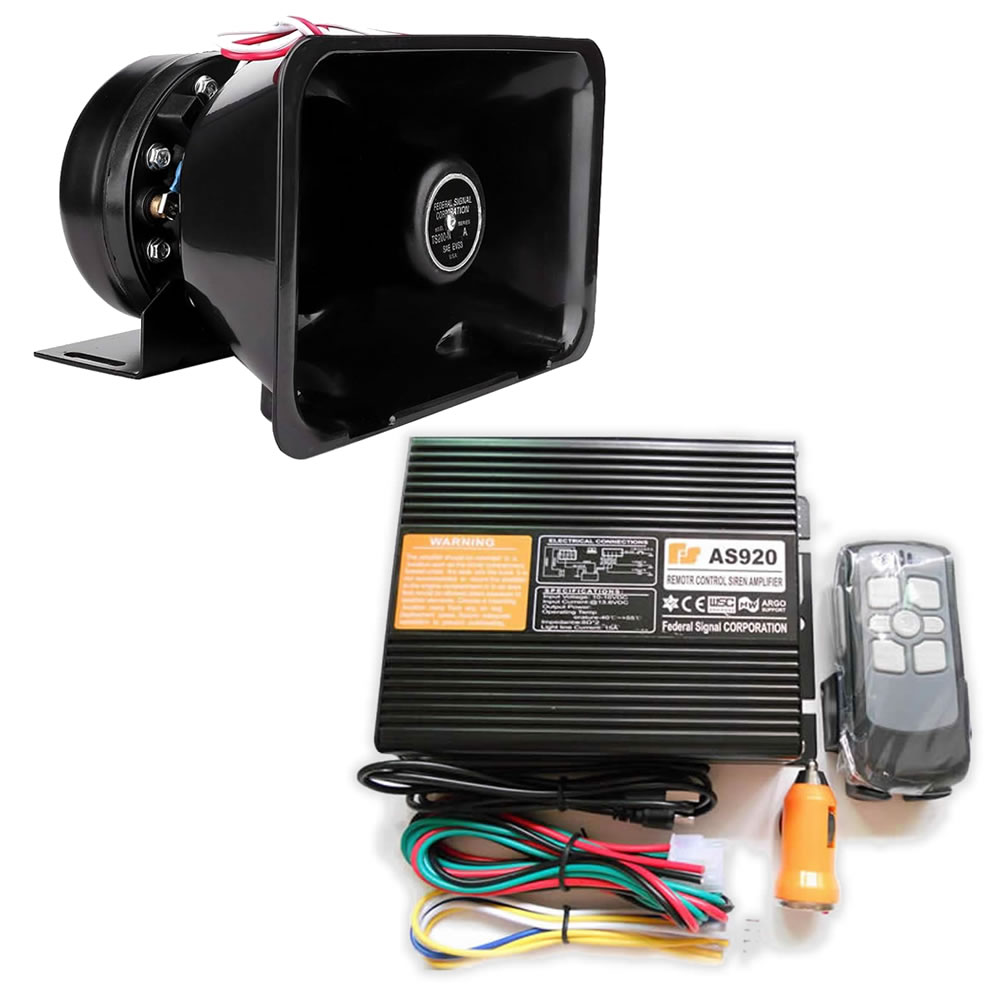 Κόρνα αυτοκινήτου – Σειρήνα περιπολικού (αστυνομίας) 300Wmax με 9 διαφορετικούς ήχους - TS200-N