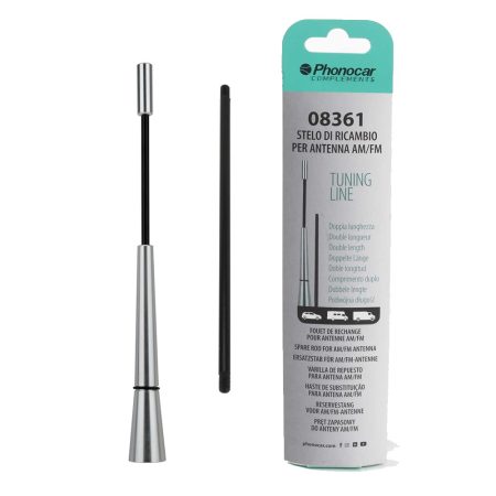 Κεραία αυτοκινήτου οροφής αλουμίνιο M5-M6 με 2 στελέχη 15/19Cm - 08.361 Phonocar