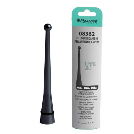 Κεραία αυτοκινήτου οροφής μαύρο χρώμιο 9.5Cm M5/M6 - 08.362 Phonocar