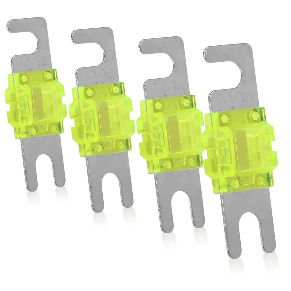 Ασφάλειες μαχαιρωτές τύπου Mini ANL 100A (4 τεμ.) – 04.468.2 Phonocar