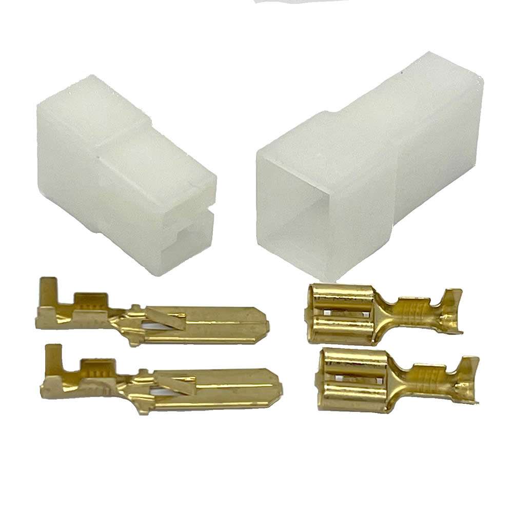 Φίσα με ακροδέκτες 2 επαφών - αρσενική/θηλυκή (10 set) - 04.334.2 Phonocar