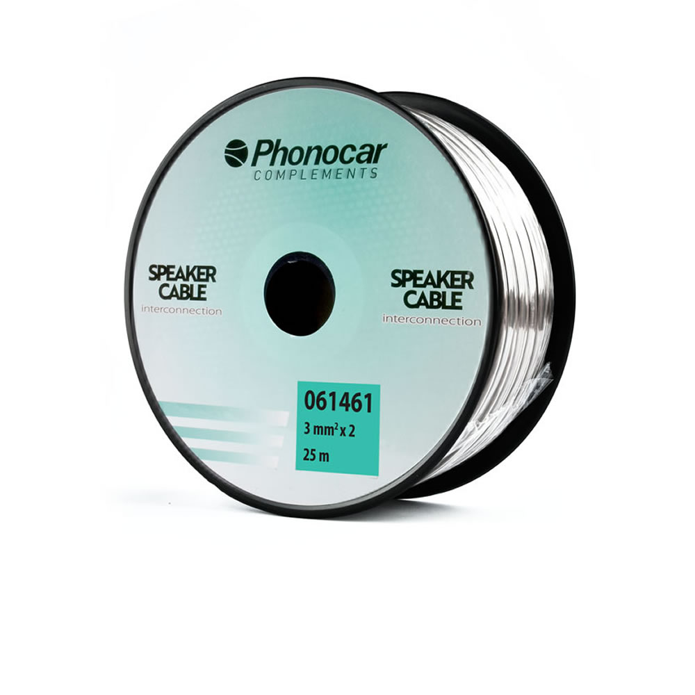 Καλώδιο ηχείων 2X3mm² (25m γκρι) - 06.146.1 Phonocar