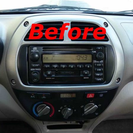 Πρόσοψη Toyota Avensis Verso, Celica, Corolla, MR2, RAV4 (1 Din Μαύρο) – 03.276 Phonocar