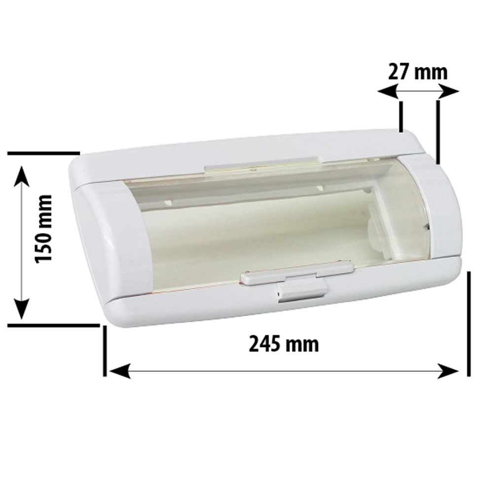 Πρόσοψη marine άσπρη με κάλυμμα (1 Din) - 03.365 Phonocar