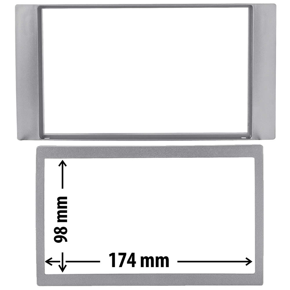 Πρόσοψη Ford C-Max, Focus, Fusion, Fiesta, Galaxy, Kuga, Mondeo, S-Max, Tourneo, Transit (2 Din Ασημί) – 03.464 Phonocar