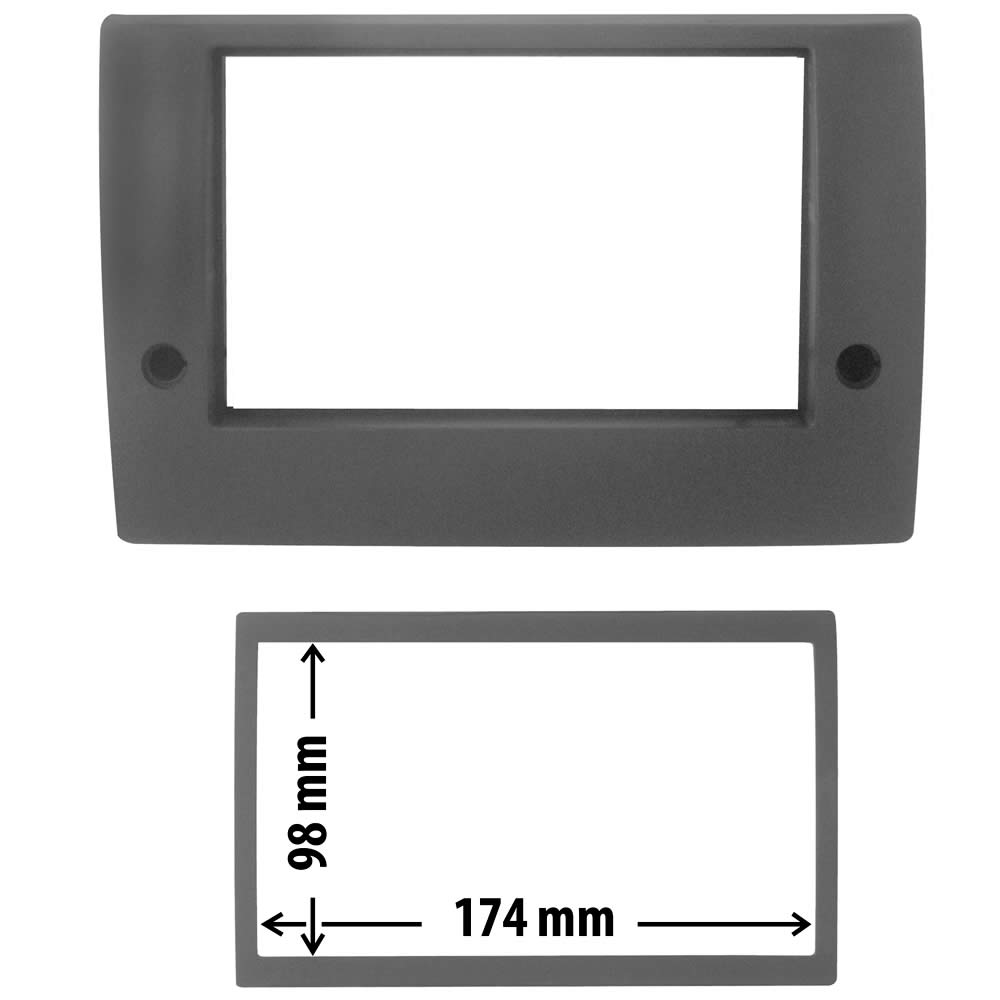 Πρόσοψη Fiat Stilo 2001 - 2008 (2 Din Ανθρακί) – 03.466 Phonocar