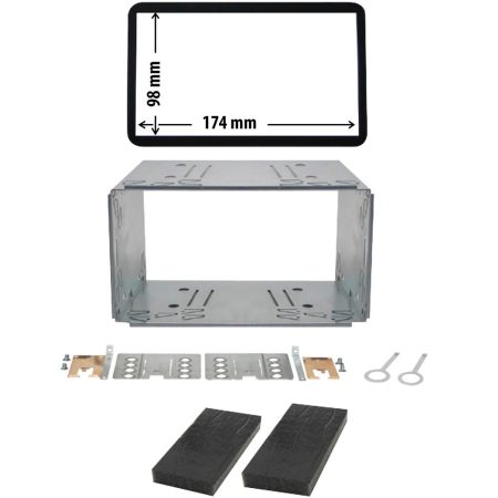 Πρόσοψη Alfa Romeo 159, Brera, Spider (939 no navi) 2005 - 2012 (2 Din Μαύρο) – 03.511 Phonocar