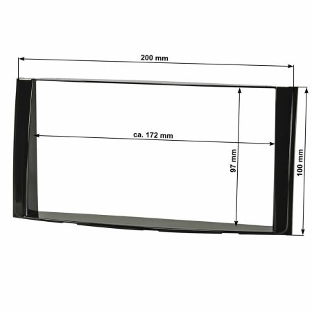 Πρόσοψη Daihatsu Terios 2007 - 2015 (2 Din Μαύρο) – 03.520 Phonocar