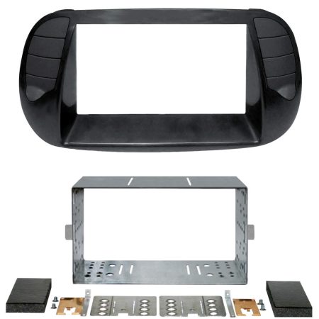 Πρόσοψη Fiat 500 2007 - 2016 (2 Din Μαύρο ματ) – 03.578 Phonocar