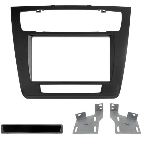 Πρόσοψη BMW Series 1 (E81, E82, E87, E88) Auto A/C 2007 - 2013 (2 Din Μαύρο) – 03.671 Phonocar