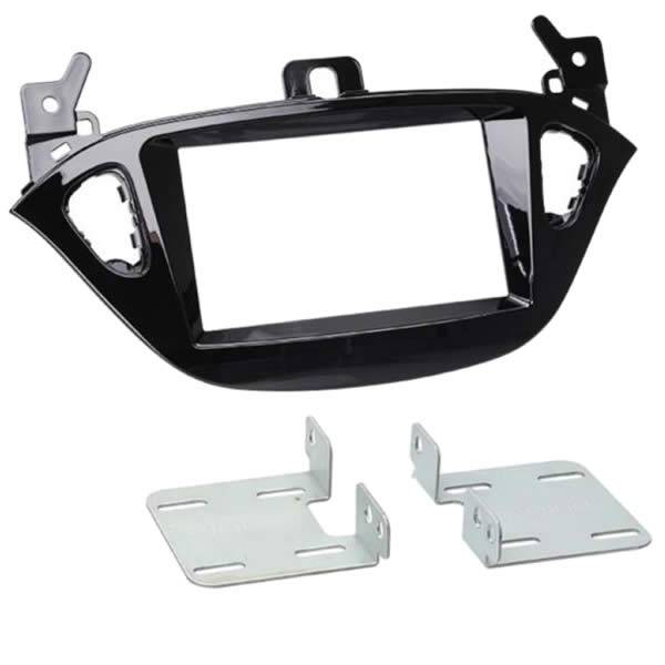 Πρόσοψη - πλαίσιο Opel Corsa 2015 >, Adam 2013 > (2Din Μαύρο γυαλιστερό) - 03.698 Phonocar