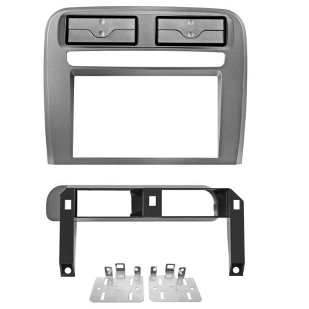 Πρόσοψη - πλαίσιο Fiat Punto 2005 - 2011 (2 Din Γκρι) – 03.718 Phonocar