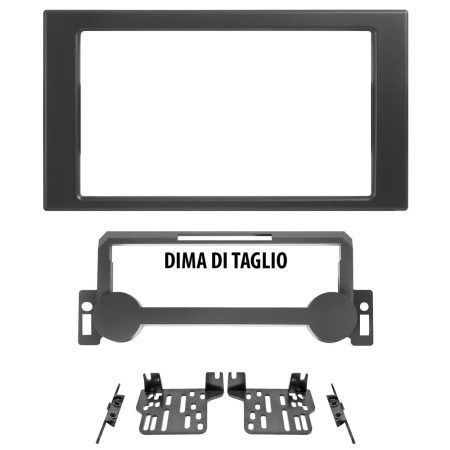 Πρόσοψη Chrysler, Dodge, Jeep χωρίς πλοηγό (2 Din Μαύρο) – 03.745 Phonocar