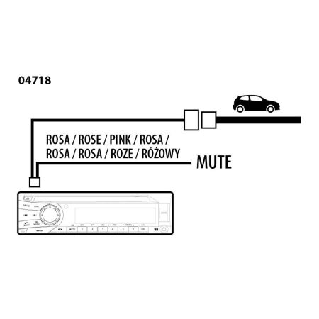 Καλωδίωση - Φίσα ISO για ρευμα Audi, Seat, VW έως 2005 - 04.718 Phonocar