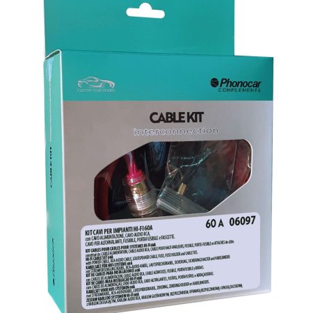 Σετ καλωδίωσης ενισχυτή αυτοκινήτου 4 AWG (20 mm²) – 06.097 Phonocar