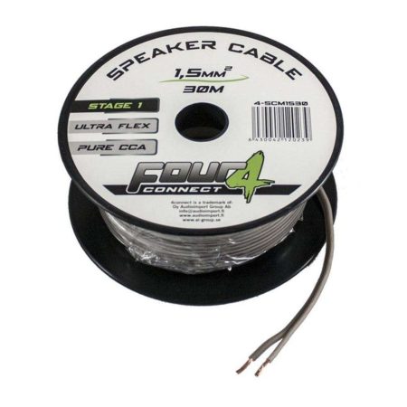 Καλώδιο ηχείων 2X1.5mm (30m) - Four Connect 4-SCM1530