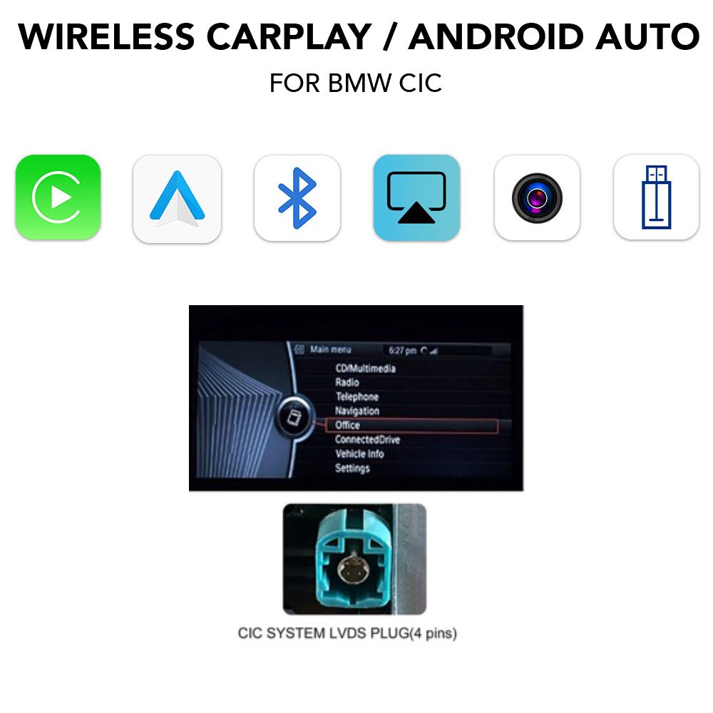 DIGITAL IQ BM 226 CPAA (CARPLAY / ANDROID AUTO BOX for BMW - MINI CIC) mod. 2008-2012 - DIQ_BMW_CIC