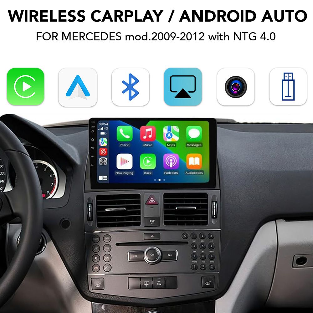 DIGITAL IQ BZ 244 CPAA (CARPLAY / ANDROID AUTO BOX for MERCEDES mod.2007-2011 with NTG 4.0) - DIQ_CPAA_BZ244