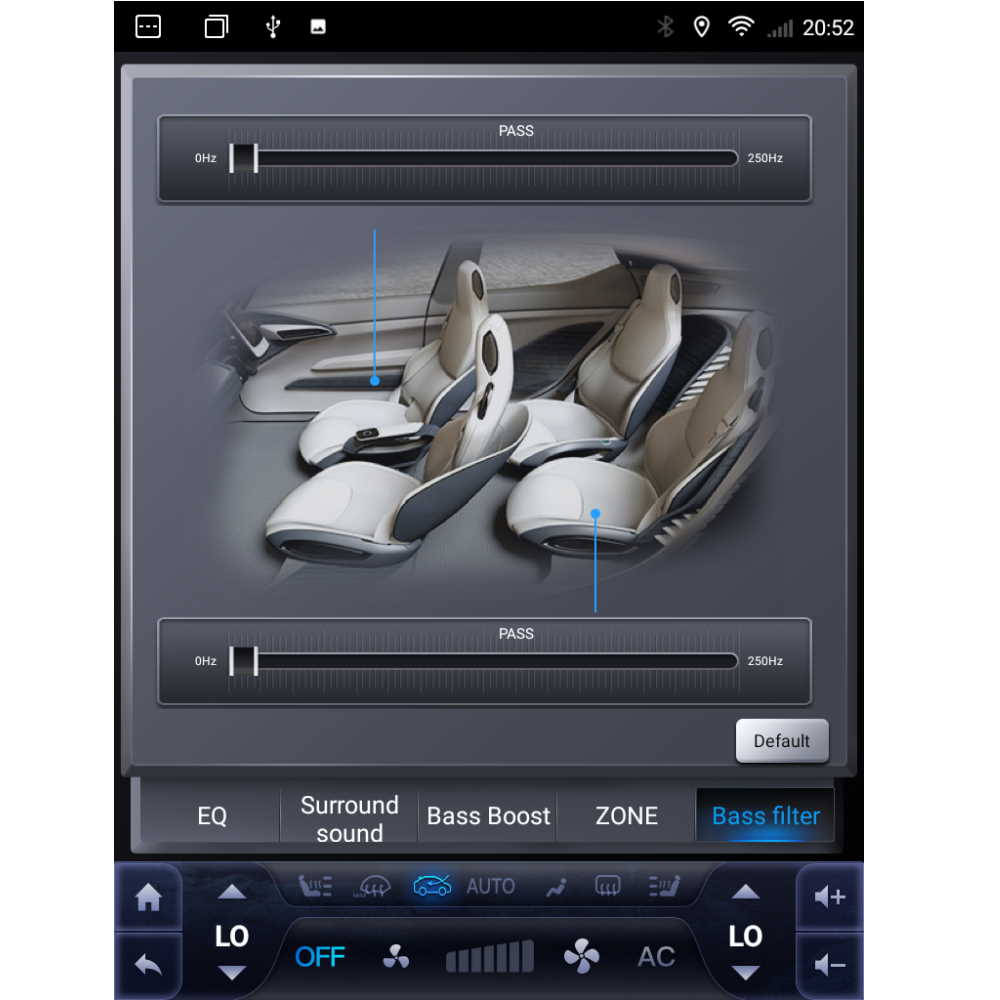 DIGITAL IQ X1932_GPS TESLA STYLE  OEM  LANDROVER FREELANDER mod. 2012-2015