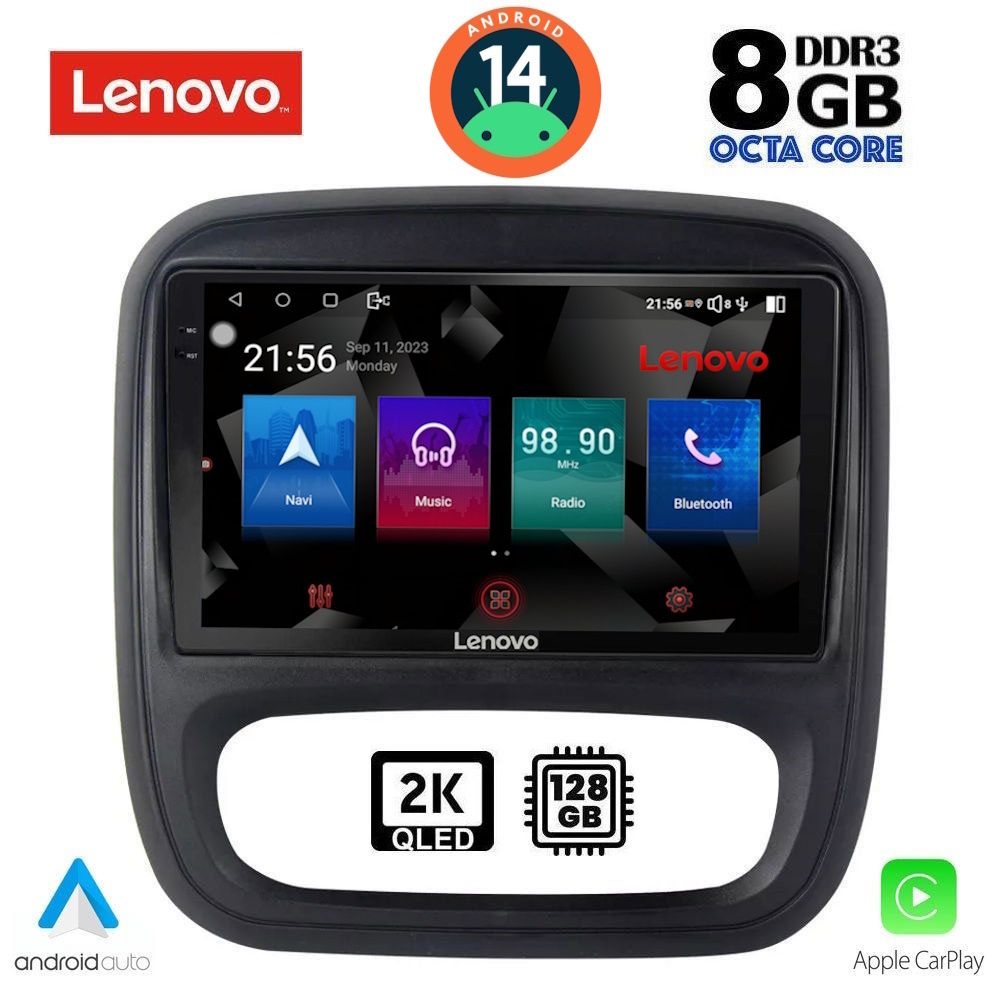 LENOVO SSW 10499_CPA (9inc) MULTIMEDIA TABLET for OPEL VIVARO – RENAULT TRAFIC – FIAT TALENDO – NISSAN NV 300 mod. 2014> - DIQ_SSW_10499