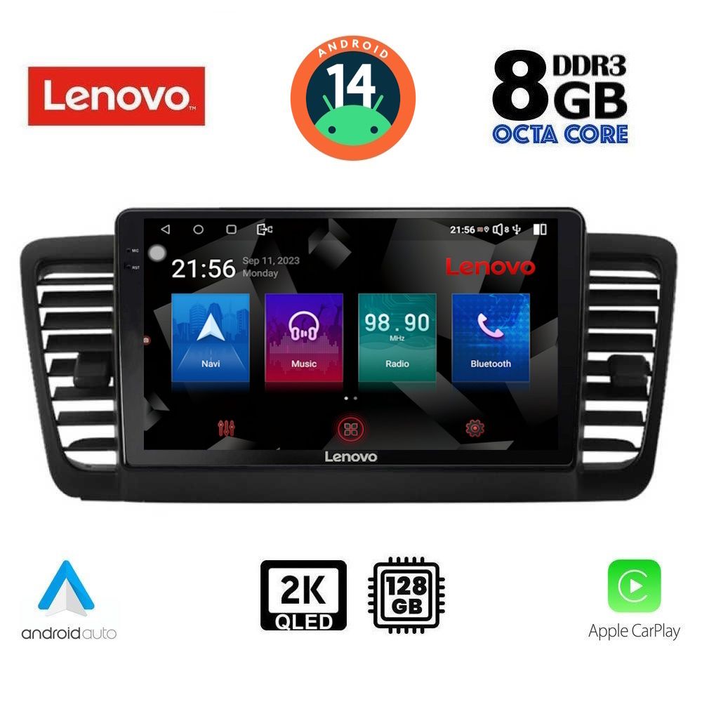 LENOVO SSW 10665_CPA (9inc) MULTIMEDIA TABLET for SUBARU LEGACY - OUTBACK mod. 2002-2008 - DIQ_SSW_10665