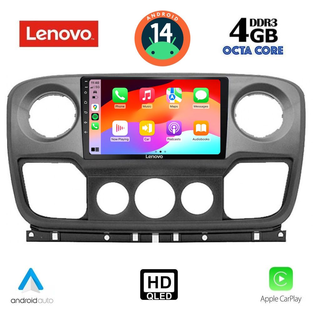 LENOVO SSX 9463_CPA (10inc) MULTIMEDIA TABLET for NISSAN NV400 - OPEL MOVANO - RENAULT MASTER mod. 2010-2020 - DIQ_SSX_9463
