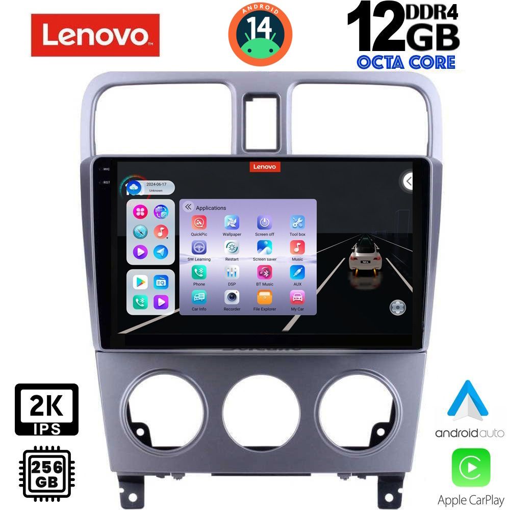 LENOVO SSZ 12661_CPA (9inc) MULTIMEDIA TABLET for SUBARU FORESTER  mod. 2002-2008 - DIQ_SSZ_12661