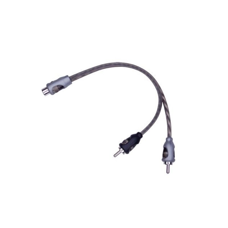 Καλώδια RCA Y-Connector  Διπλής Θωράκισης - 1 RCA αρσενικό – 2 RCA θηλυκά (2 Τεμ.) - Bizzar BRY-11