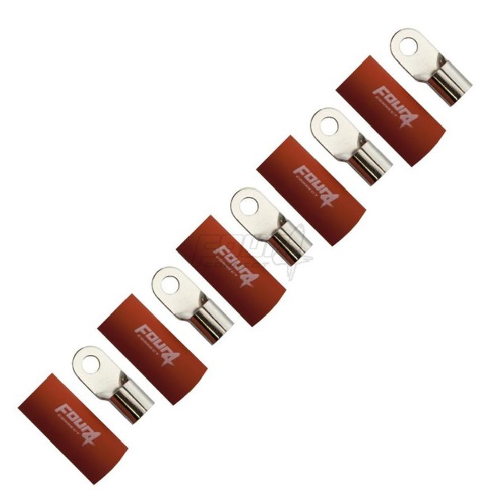 Ακροδέκτες καλωδίων 50mm² (5 τεμ. κόκκινα) – Four Connect 4-690944