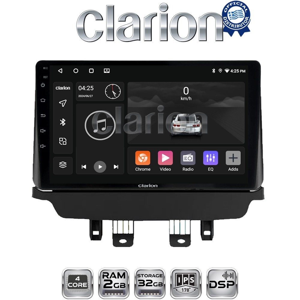 CLARION GL31442 Οθόνη OEM Multimedia Αυτοκινήτου για Mazda CX-3 2014 - 2021 με CarPlay, AndroidAuto, BT, GPS