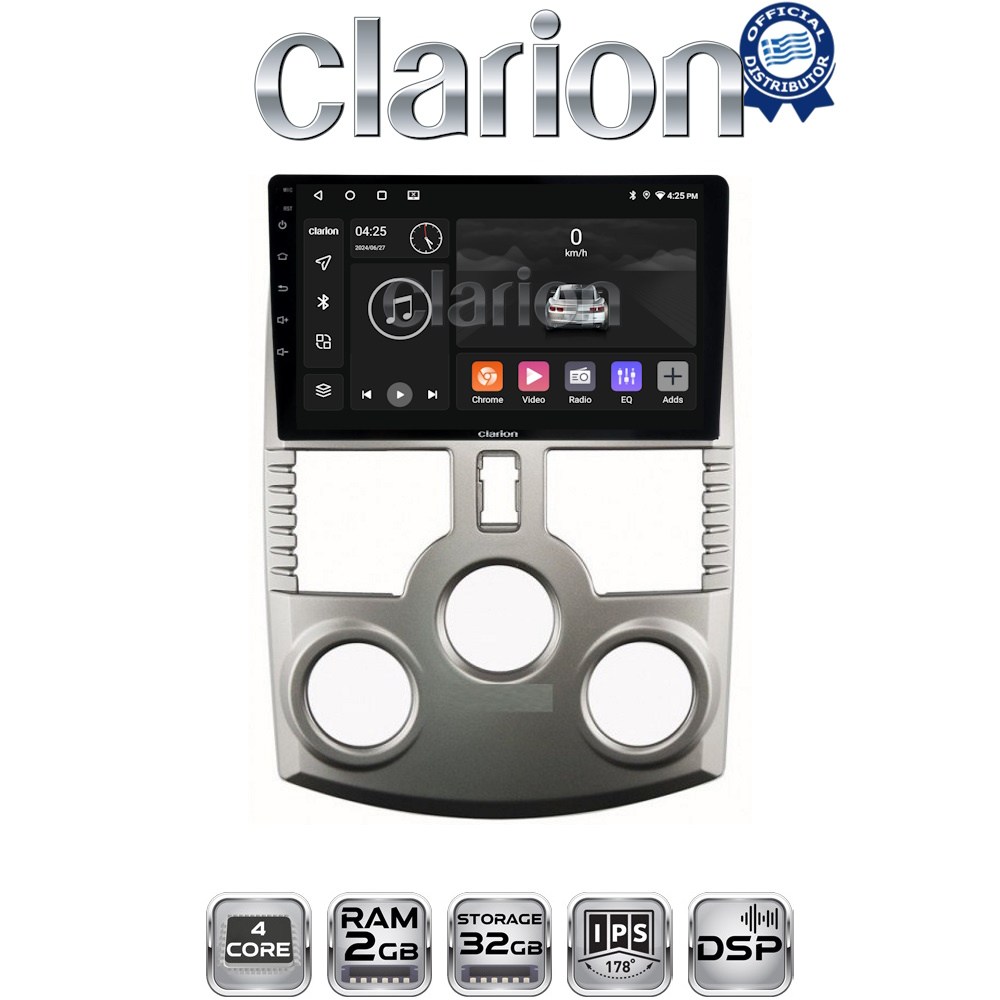 CLARION GL31520 Οθόνη OEM Multimedia Αυτοκινήτου για DAIHATSU TERIOS 2007> 2018 με CarPlay, AndroidAuto, BT, GPS