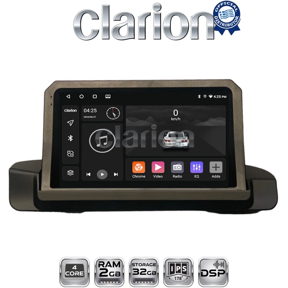 CLARION GL31895 Οθόνη OEM Multimedia Αυτοκινήτου για BMW 3 series (E90-91-92) 2005-2012 με CarPlay, AndroidAuto, BT, GPS