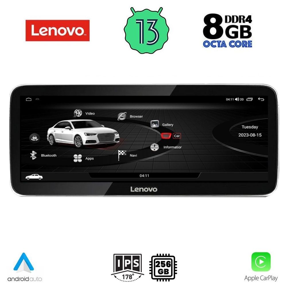 LENOVO LVK 18927_CPA (10.33inc) MULTIMEDIA SYSTEM for AUDI A6 mod. 2016-2018