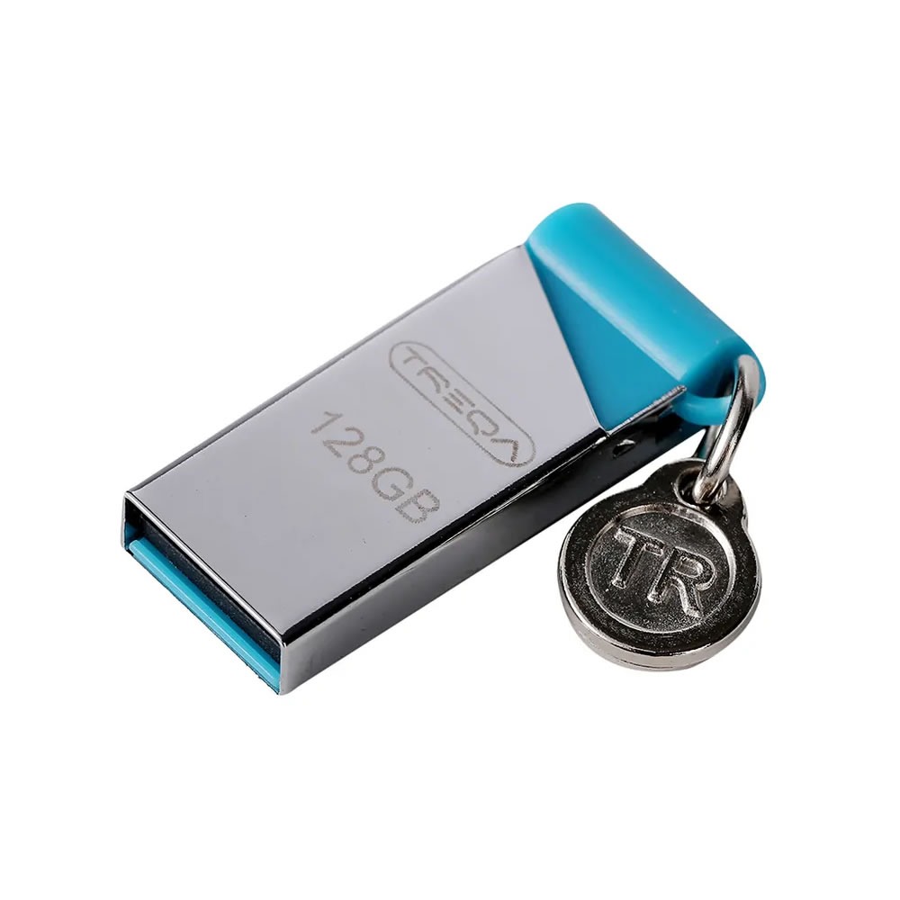 TREQA UP-03-128GB - USB Stick 3.0 128GB - Flash Drive High-Speed Transmission (Ασημί)