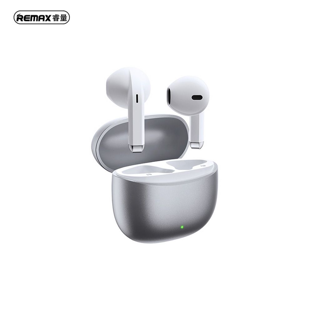 REMAX ALLOYBUDS M6 (WHITE) ZINC ALLOY TRUE WIRELESS EARBUDS - REMAX ALLOYBUDS M6 (WHITE)