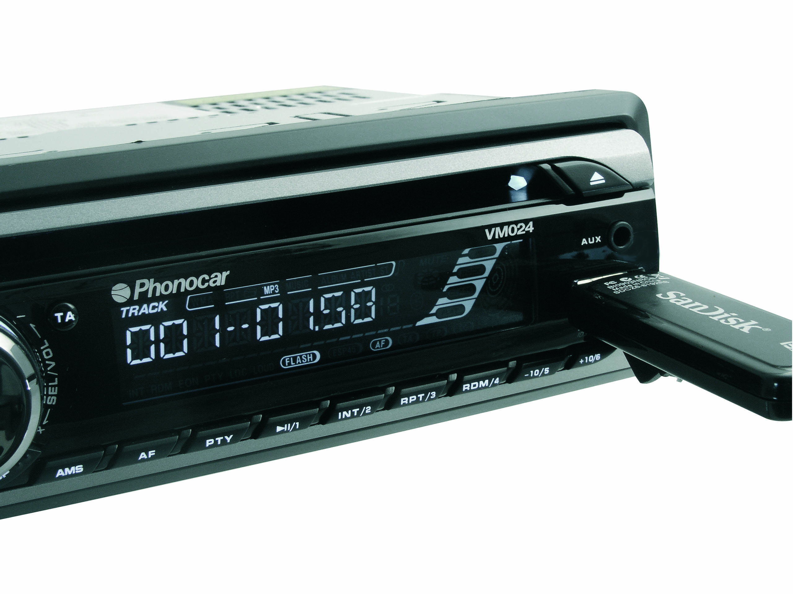 VM 024 PHONOCAR (24Volt) - Ράδιο CD, USB, Bluetooth, AUX-in με DAB Radio