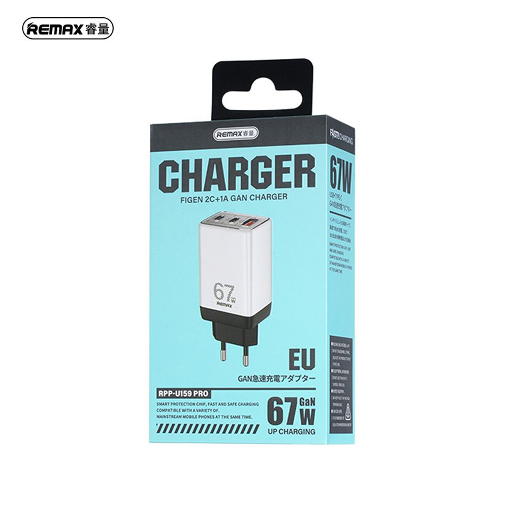 REMAX RP-U159 RPO 67W FAST CHARGER - REMAX RP-U159 RPO 67W