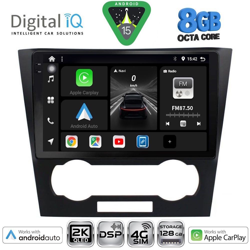 DIGITAL IQ BXF 11073_CPAA (9inc) - Οθόνη για Chevrolet Epica 2006 - 2012 με CarPlay, AndroidAuto, BT, GPS