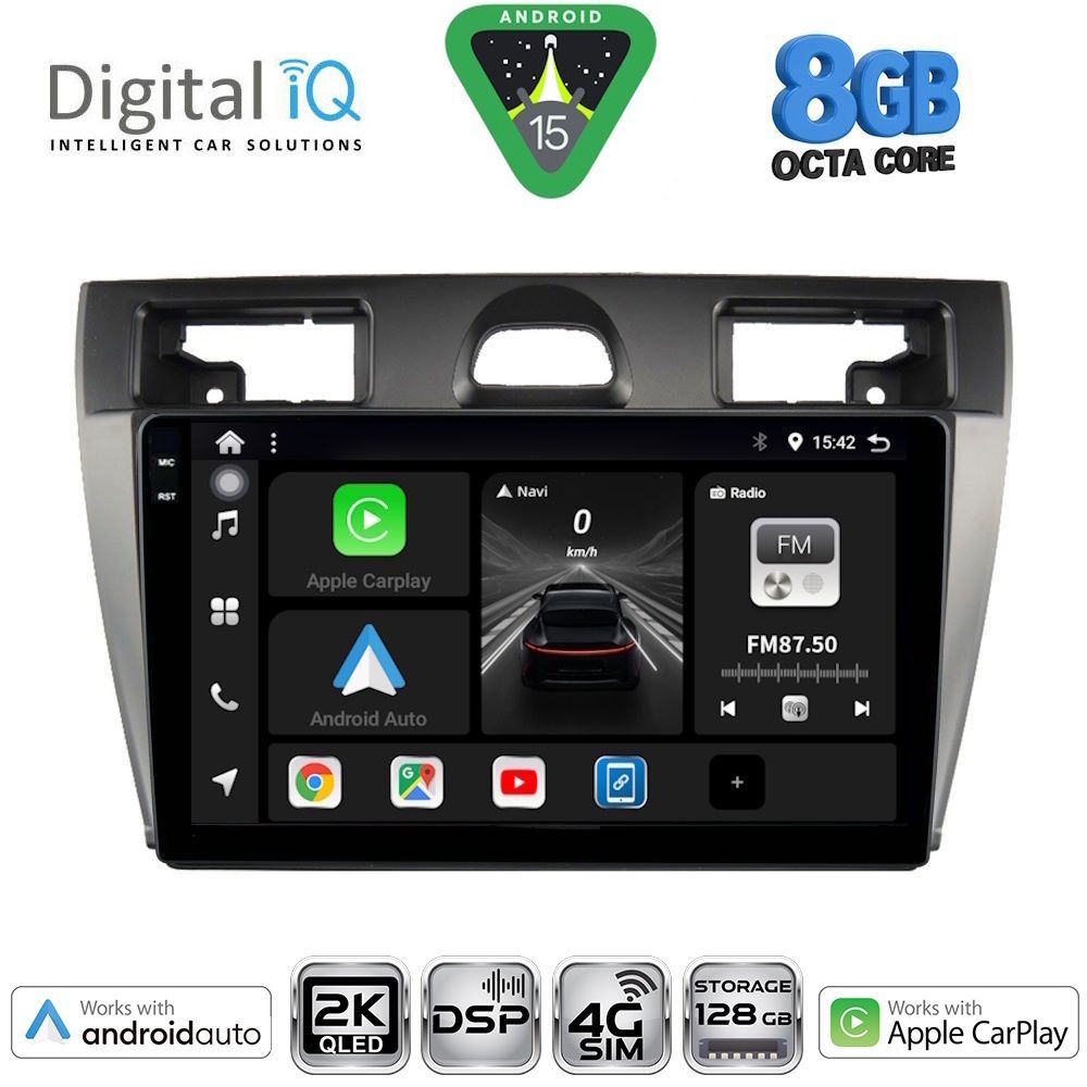 DIGITAL IQ BXF 11153_CPAA (9inc) MULTIMEDIA TABLET for FORD FIESTA mod. 2005-2008