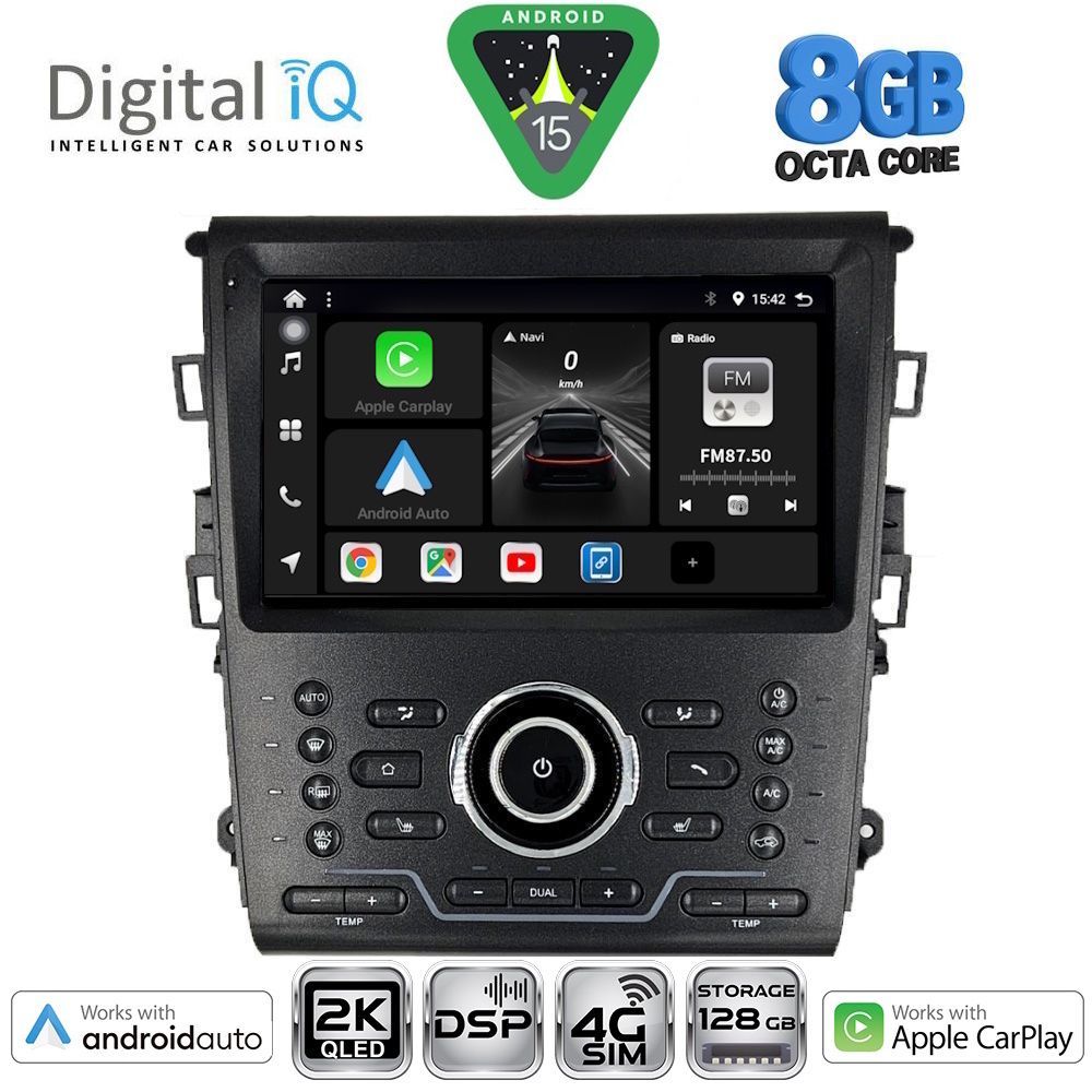 DIGITAL IQ BXF 11164_CPAA CLIMA (9inc) MULTIMEDIA TABLET for FORD MONDEO mod. 2014>