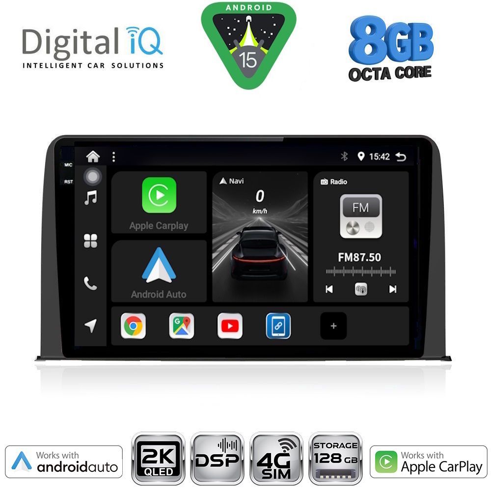 DIGITAL IQ BXF 11199_CPAA (10inc) - Οθόνη Honda CR-V 2017 - 2021 με Car Play, Android Auto, GPS, Bluetooth