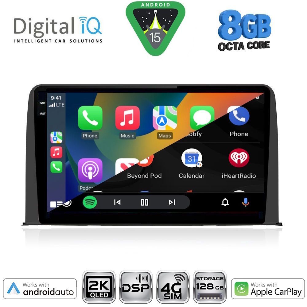DIGITAL IQ BXF 11199_CPAA (10inc) - Οθόνη Honda CR-V 2017 - 2021 με Car Play, Android Auto, GPS, Bluetooth