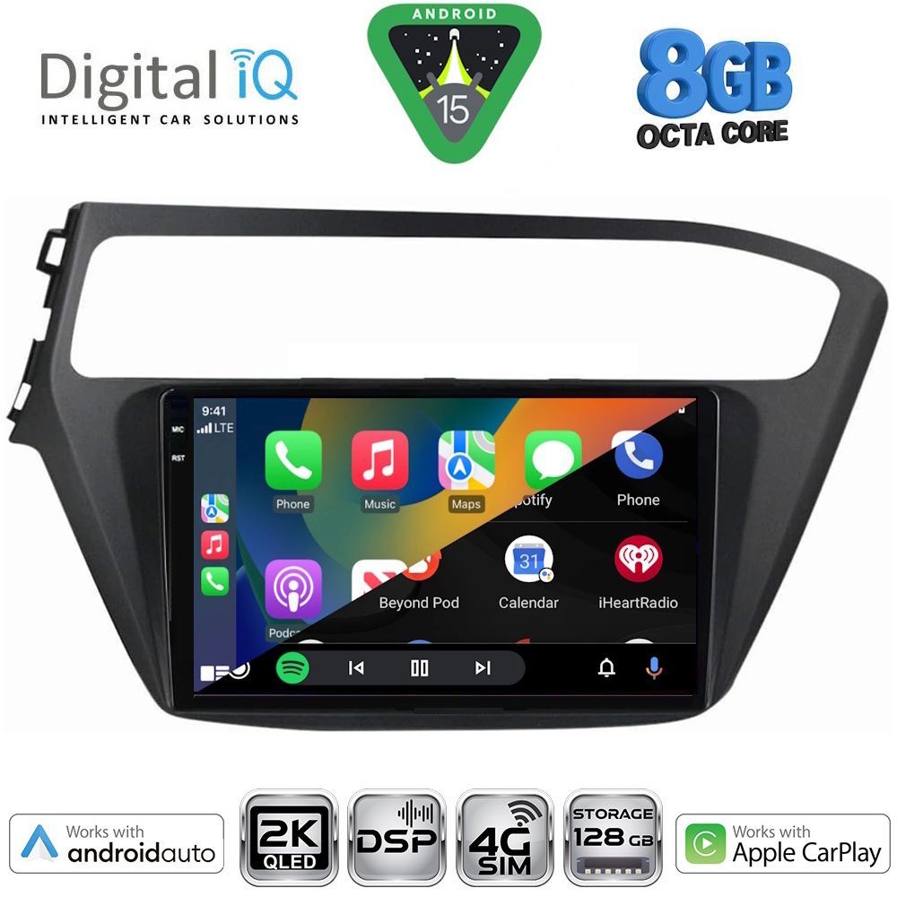 DIGITAL IQ BXF 11230_CPAA (9inc) MULTIMEDIA TABLET for HYUNDAI i20 mod. 2018-2021 - DIQ_BXF_11230