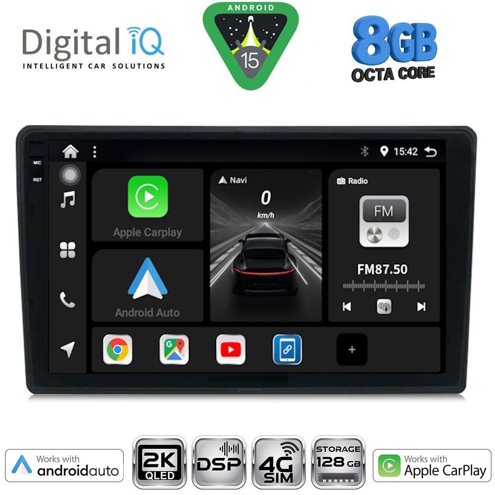 DIGITAL IQ BXF 11360_CPAA (9inc) MULTIMEDIA TABLET for MAZDA 2 mod. 2002-2007 - DIQ_BXF_11360