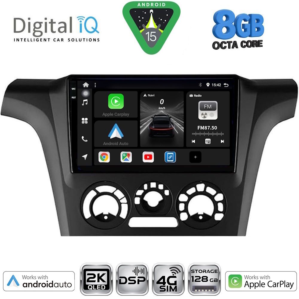 DIGITAL IQ BXF 11441_CPAA A/C (9inc) MULTIMEDIA TABLET for MITSUBISHI OUTLANDER mod. 2001-2005 - DIQ_BXF_11441AC
