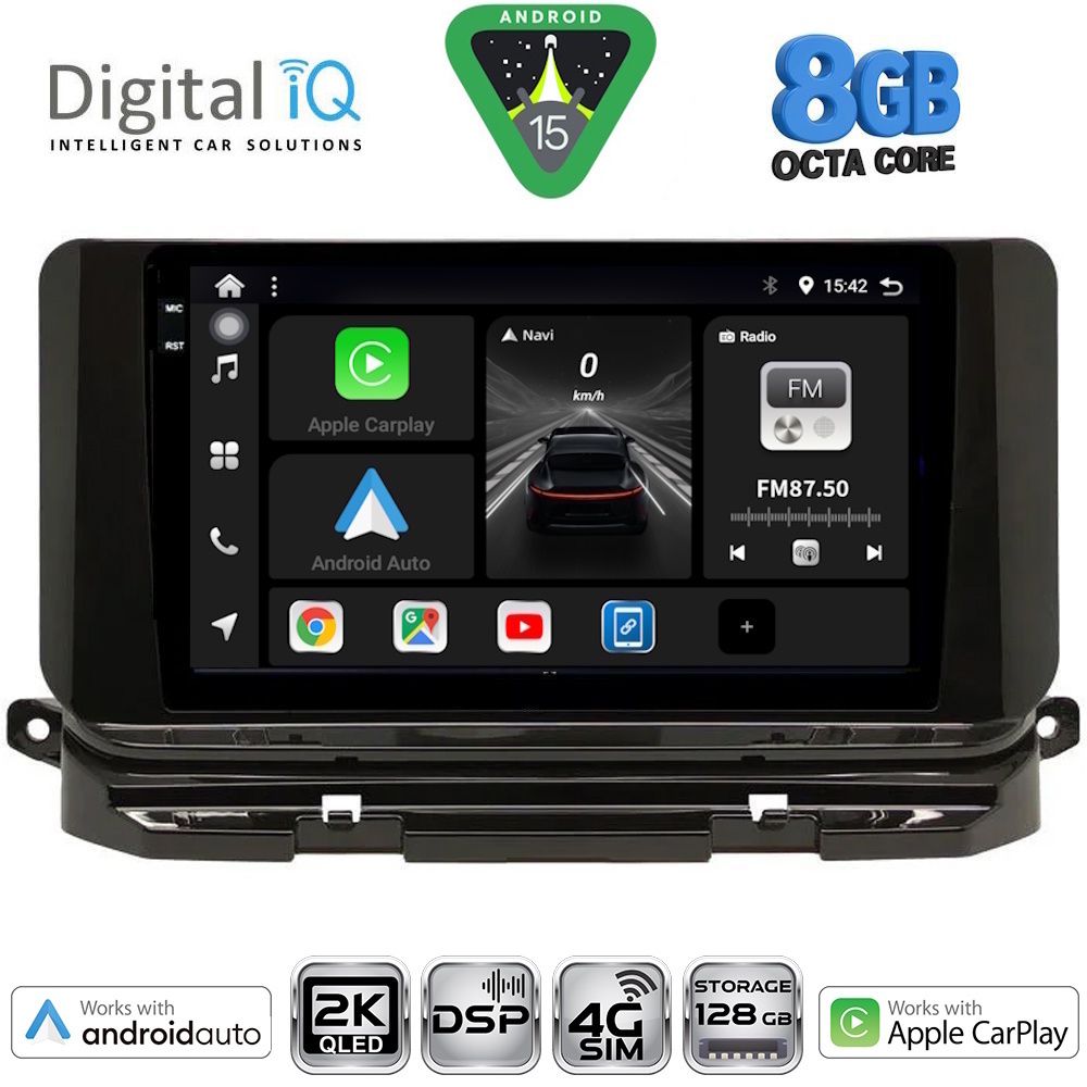 DIGITAL IQ BXF 11598_CPAA (10inc) MULTIMEDIA TABLET for SKODA OCTAVIA 8 mod. 2021-2026 - DIQ_BXF_11598