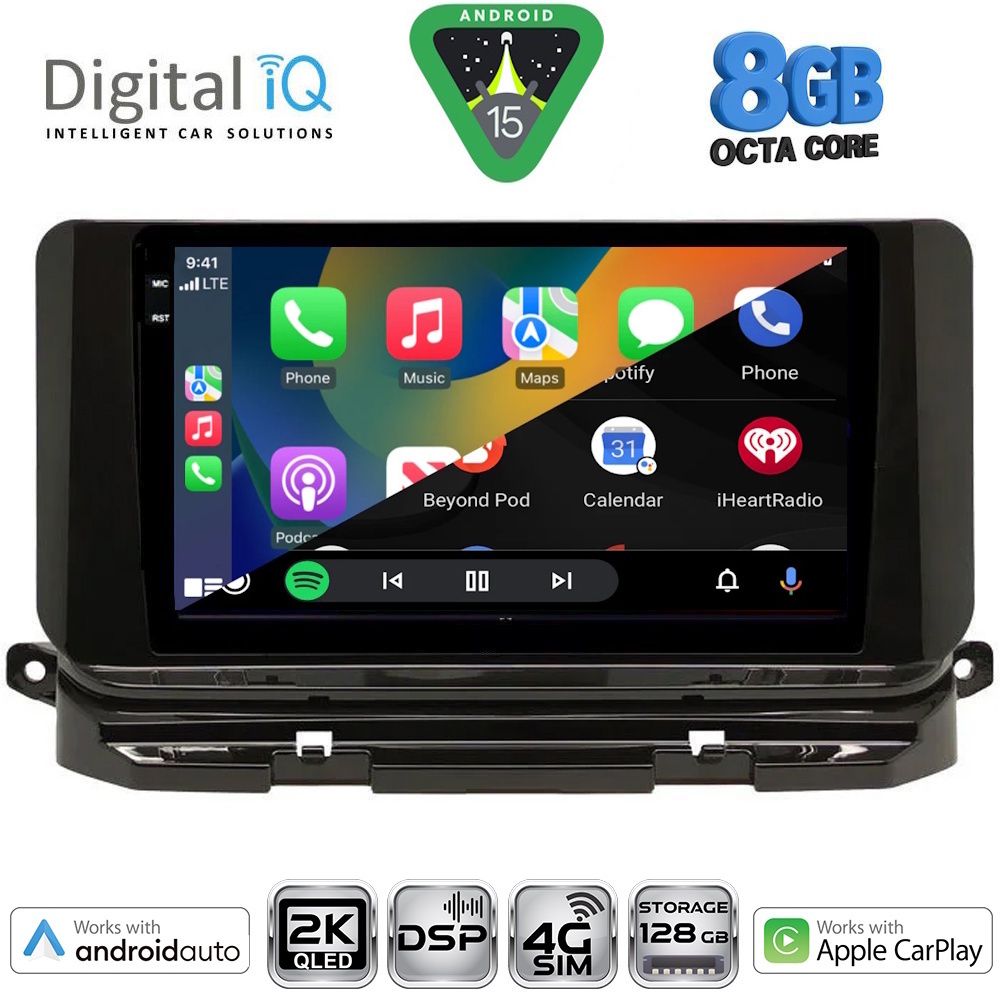 DIGITAL IQ BXF 11598_CPAA (10inc) MULTIMEDIA TABLET for SKODA OCTAVIA 8 mod. 2021-2026 - DIQ_BXF_11598