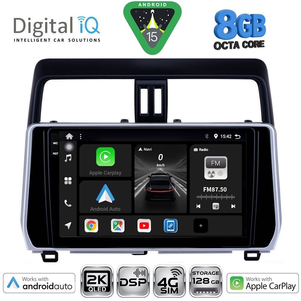 DIGITAL IQ BXF 11739_CPAA (10inc) MULTIMEDIA TABLET for TOYOTA LAND CRUISER mod. 2019>