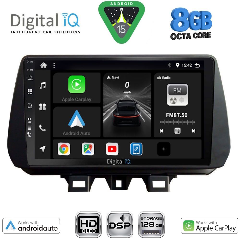 DIGITAL IQ BXF 7244_CPAA (9inc) MULTIMEDIA TABLET for HYUNDAI TUCSON  mod. 2019-2023 - DIGITAL IQ BXF 7244_CPAA