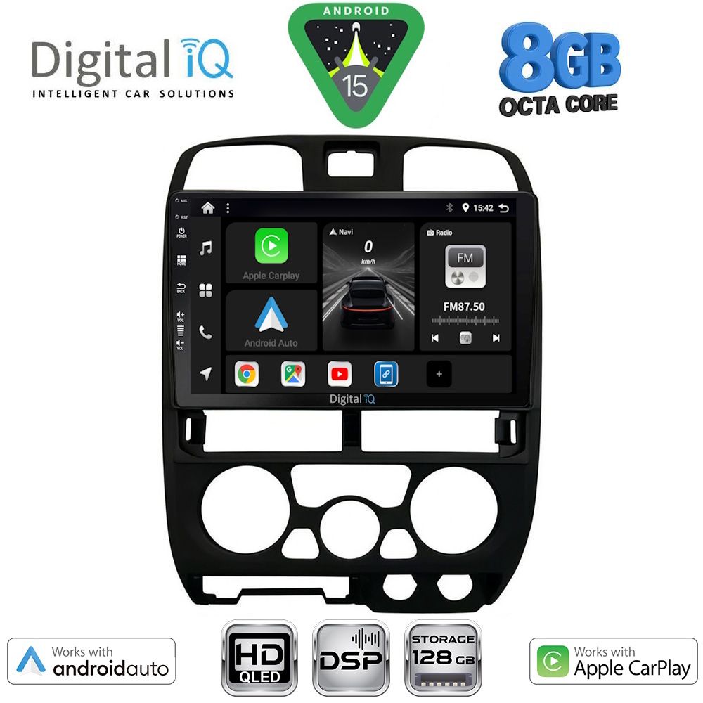 DIGITAL IQ BXF 7253BL_CPAA (9inc) MULTIMEDIA TABLET for ISUZU D-MAX mod. 2002-2008 (BLACK) - DIGITAL IQ BXF 7253BL_CPAA